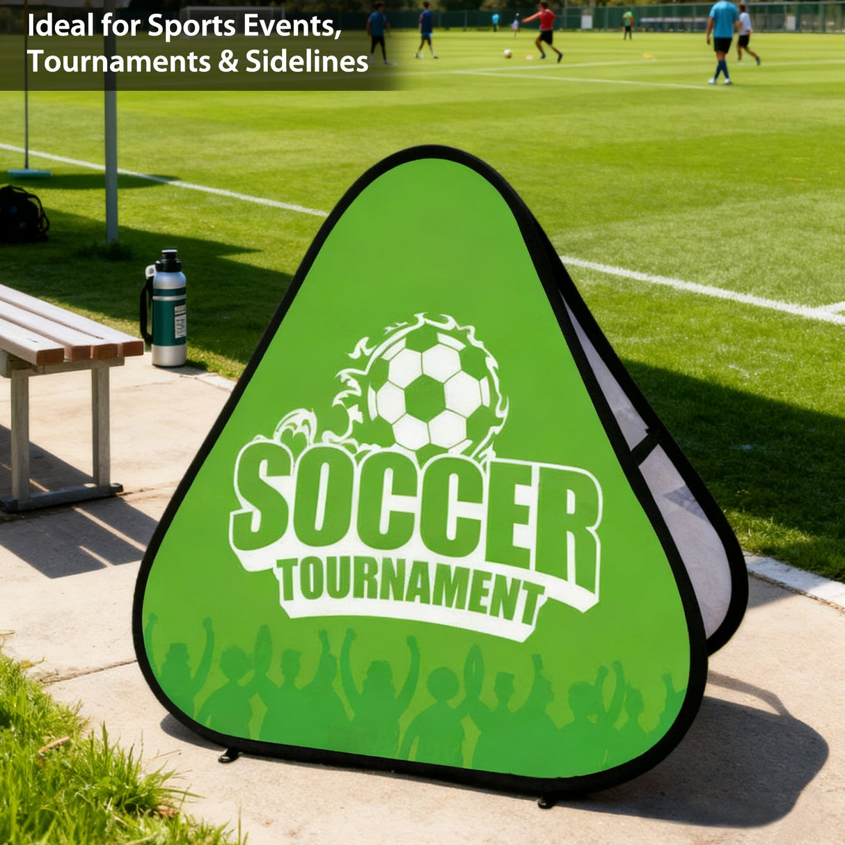 Custom A Frame Pop Up Banner Display, Vertical/Triangle/Oval/Circle/Horizontal - Eagle Peak Custom Canopy Tent