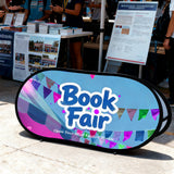 Custom A Frame Pop Up Banner Display, Vertical/Triangle/Oval/Circle/Horizontal - Eagle Peak Custom Canopy Tent