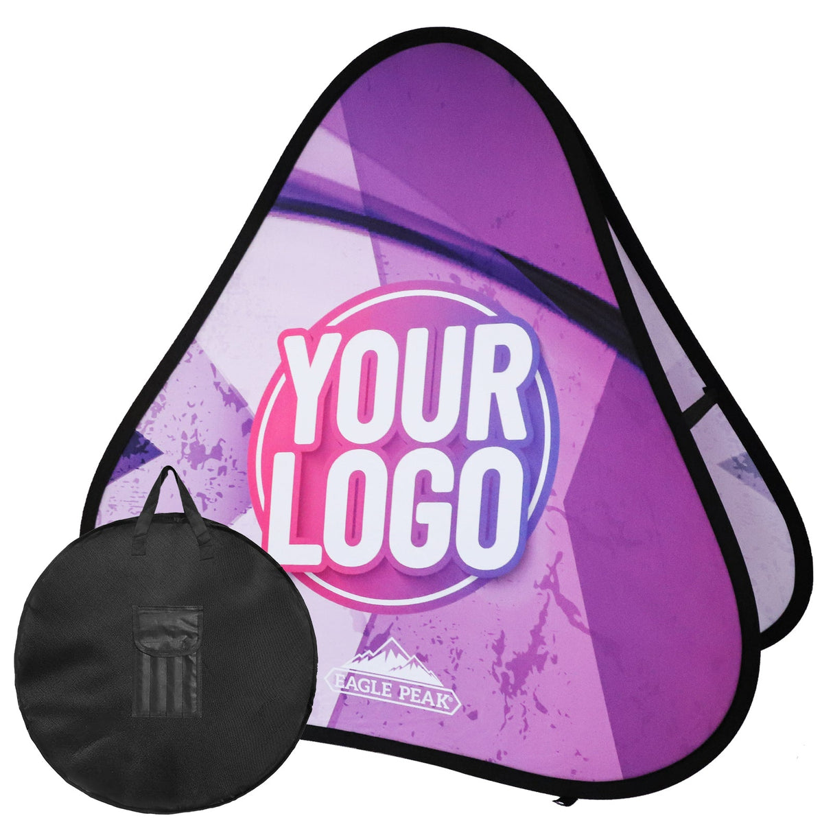 Custom A Frame Pop Up Banner Display, Vertical/Triangle/Oval/Circle/Horizontal - Eagle Peak Custom Canopy Tent