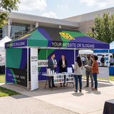 Custom Canopy Tent 10x20 with Logo, Custom Vendor Tent - Eagle Peak®