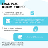 Custom Canopy Tent with Logo and Custom Prints 5x5 ft with One Sidewall and Two Half Walls - Eagle Peak Custom Canopy Tent