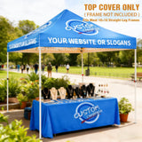 Custom Canopy Top Cover with Sidewall to Fit Your 10x10 Canopy Frame - Eagle Peak Custom Canopy Tent