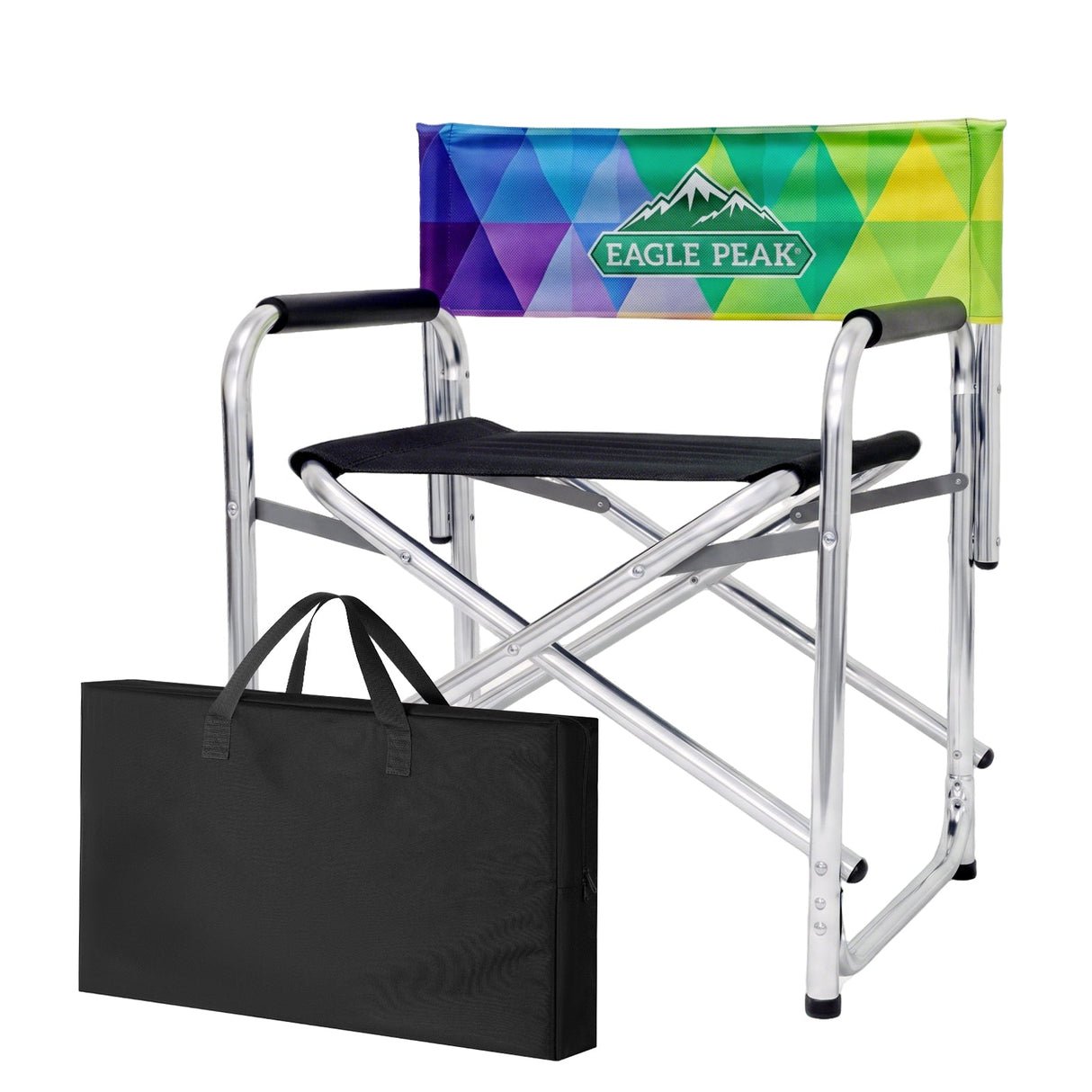 Custom Folding Director Chair with Backrest - Eagle Peak®