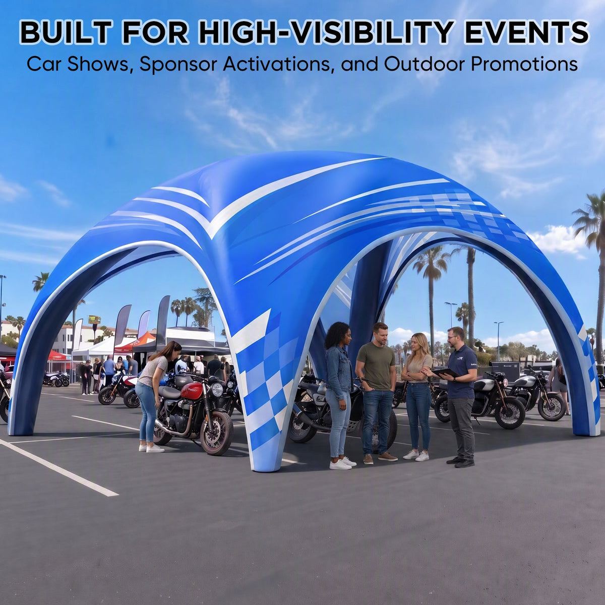 Custom Inflatable Event Tent with Logo, Igloo Tent - Eagle Peak®