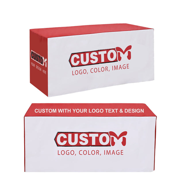 Custom Printed Standard Fit Cover with Your Logo and Design, 4/6/8ft - Eagle Peak®