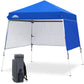 Day Tripper 8x8 Aluminum Super-Lightweight Slant Leg Pop Up Canopy with 3 Removable Walls - Eagle Peak®