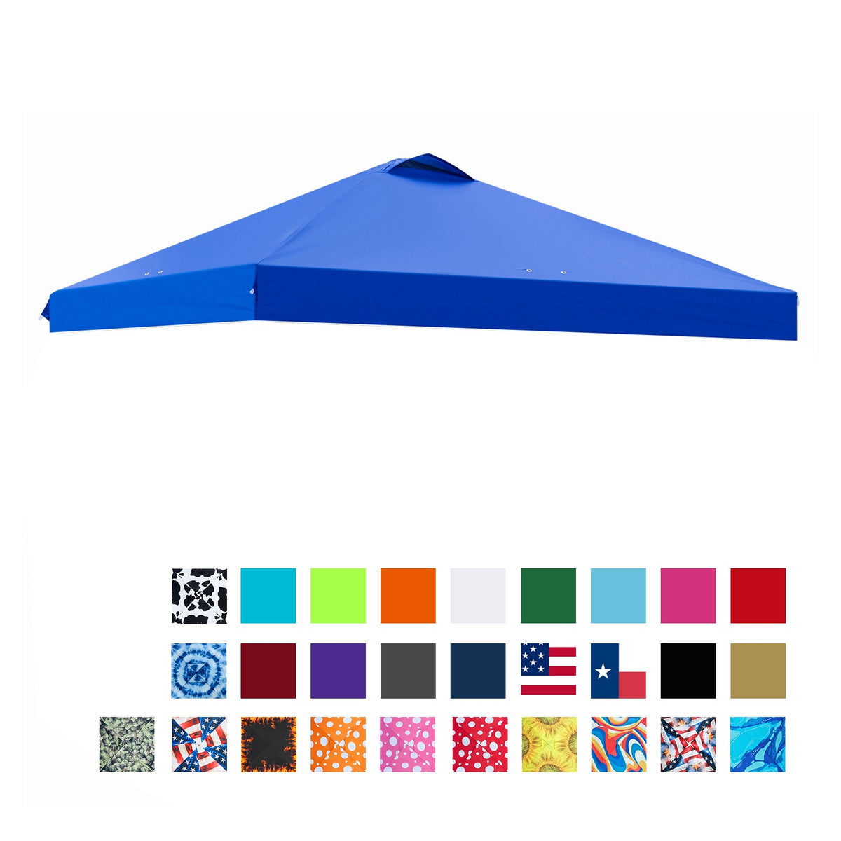 Replacement Canopy Cover with Air Vent for 10x10 Pop Up Canopy Tent, Top Only
