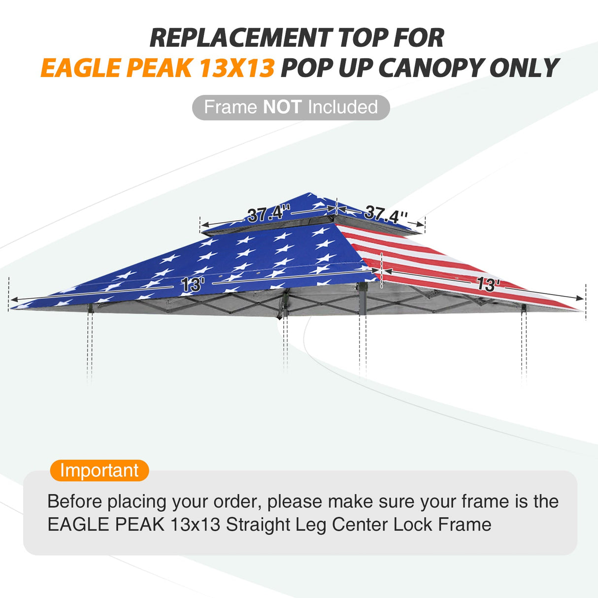 E169EPT - Canopy Top, All Colors - Eagle Peak