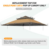 E169EPT - Canopy Top, All Colors - Eagle Peak