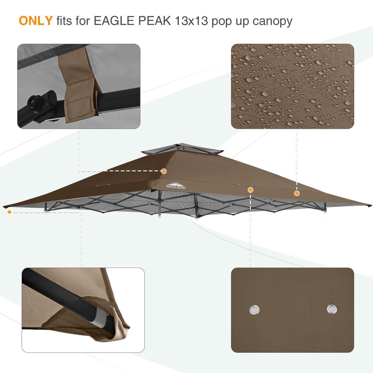 E169EPT - Canopy Top, All Colors - Eagle Peak