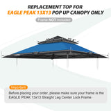 E169EPT - Canopy Top, All Colors - Eagle Peak