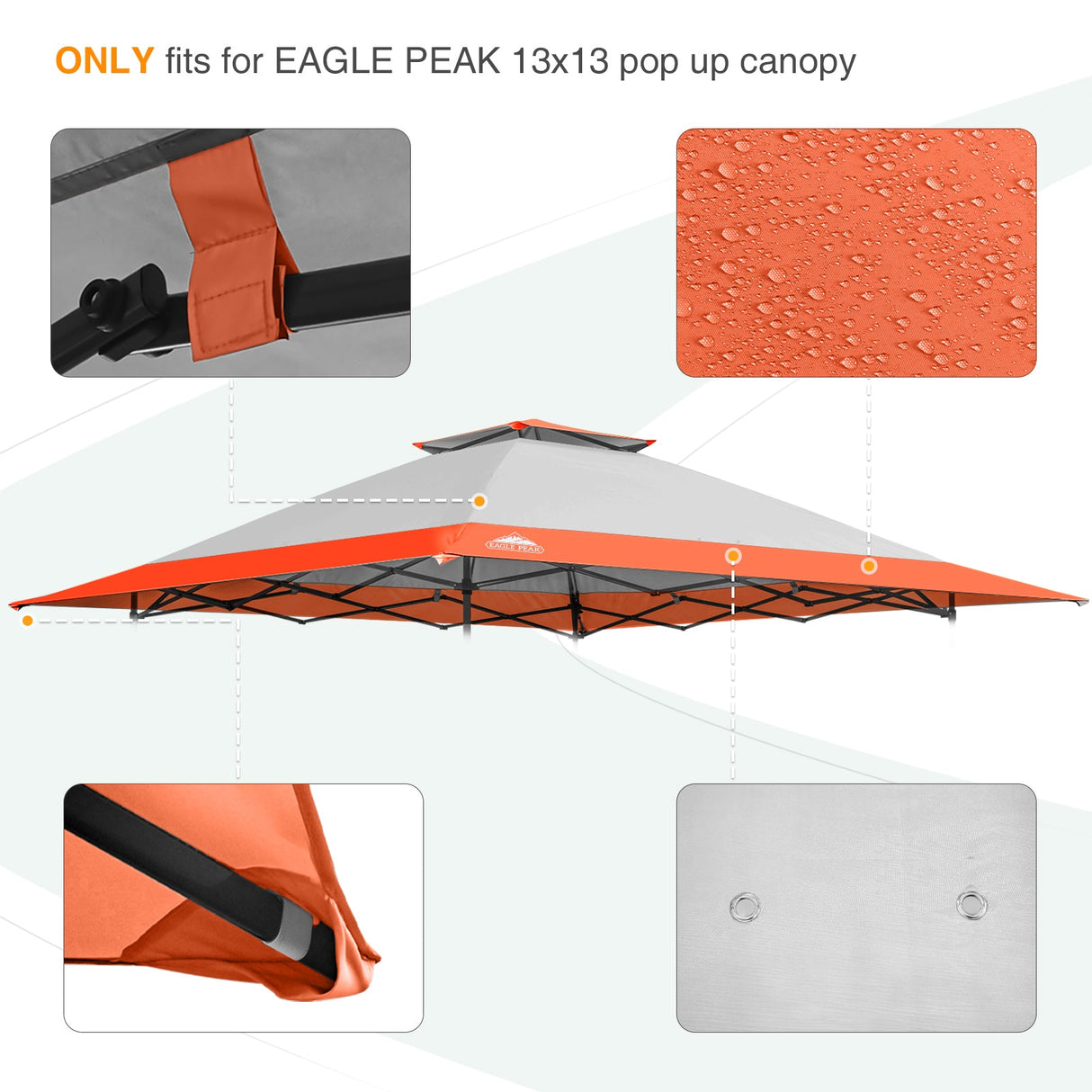 E169EPT - Canopy Top, All Colors - Eagle Peak