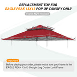 E169EPT - Canopy Top, All Colors - Eagle Peak