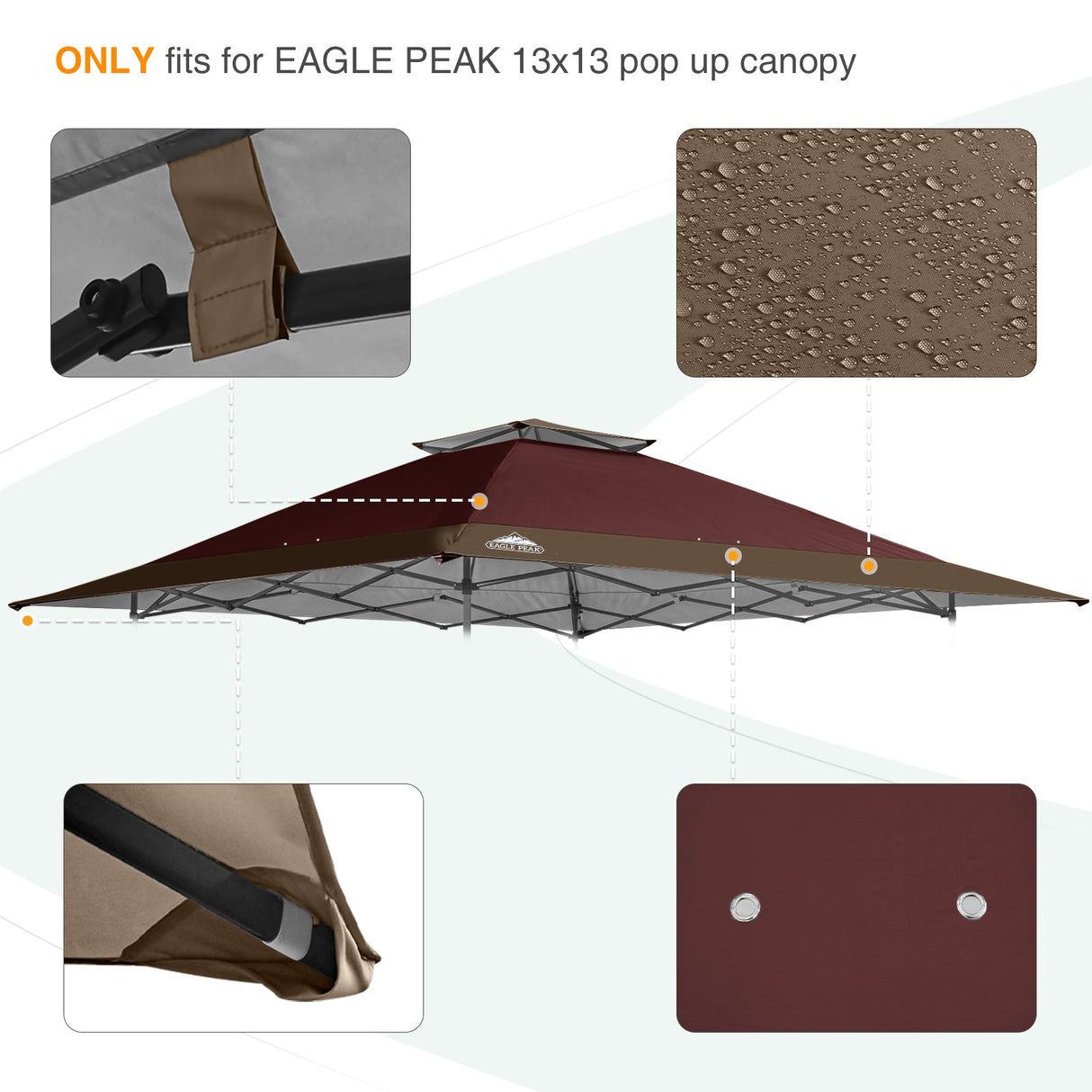E169EPT - Canopy Top, All Colors - Eagle Peak