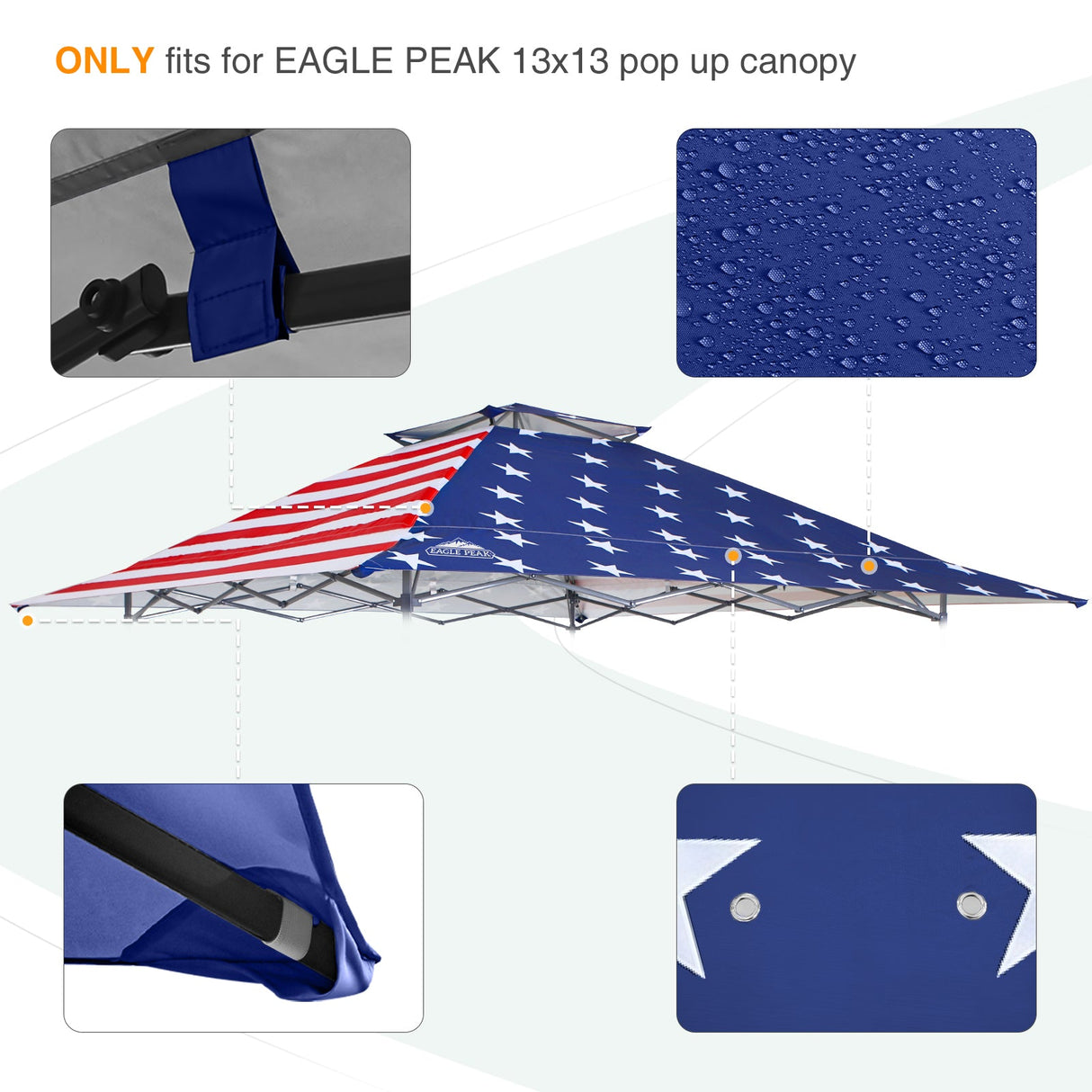 E169EPT - Canopy Top, All Colors - Eagle Peak