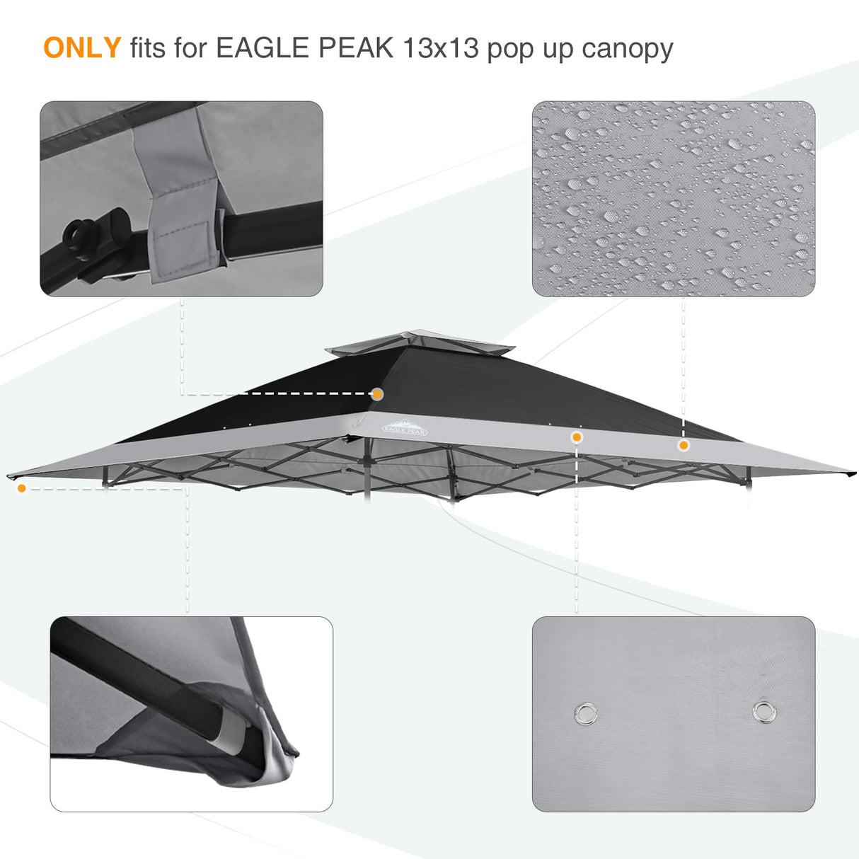 E169EPT - Canopy Top, All Colors - Eagle Peak