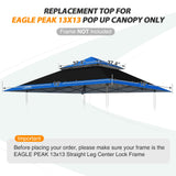 E169EPT - Canopy Top, All Colors - Eagle Peak