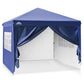 EAGLE PEAK 10x10 Pop Up Canopy Tent with 4 Side Walls, Easy Set up Shelter with 100 Square Feet of Shade - Eagle Peak Custom Canopy Tent
