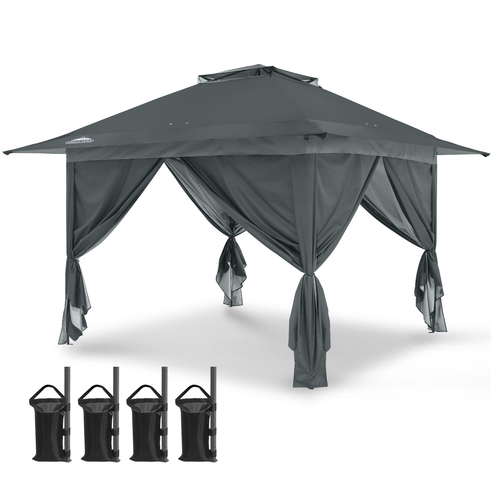 13x13 Pop Up Gazebo with 4 Wall Panels – Eagle Peak Custom