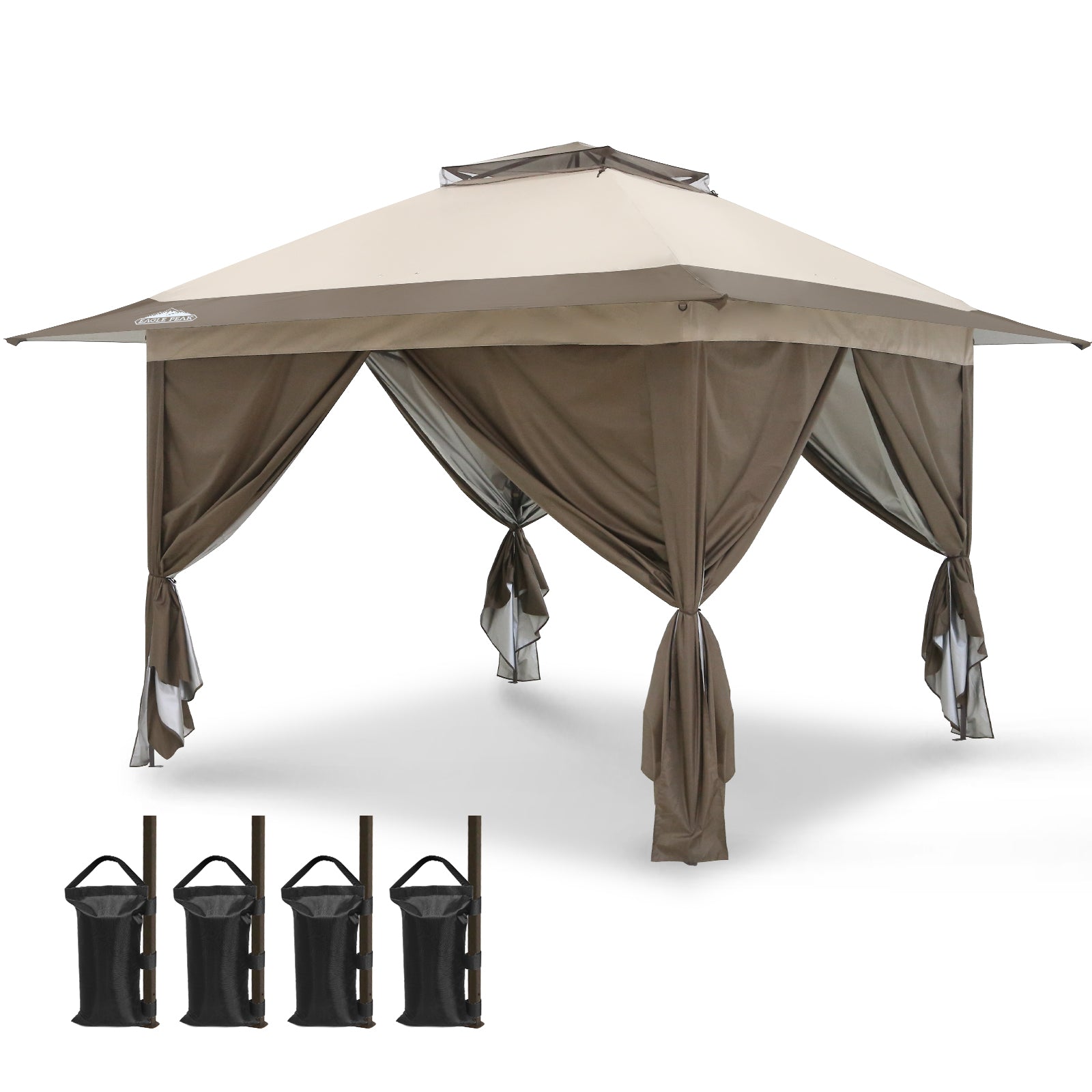 DABUWAWAリゾート映え♪ボヘミアン風ゆるセットアップ 13x13 Pop Up Gazebo with 4 Wall Panels – Eagle Peak Custom