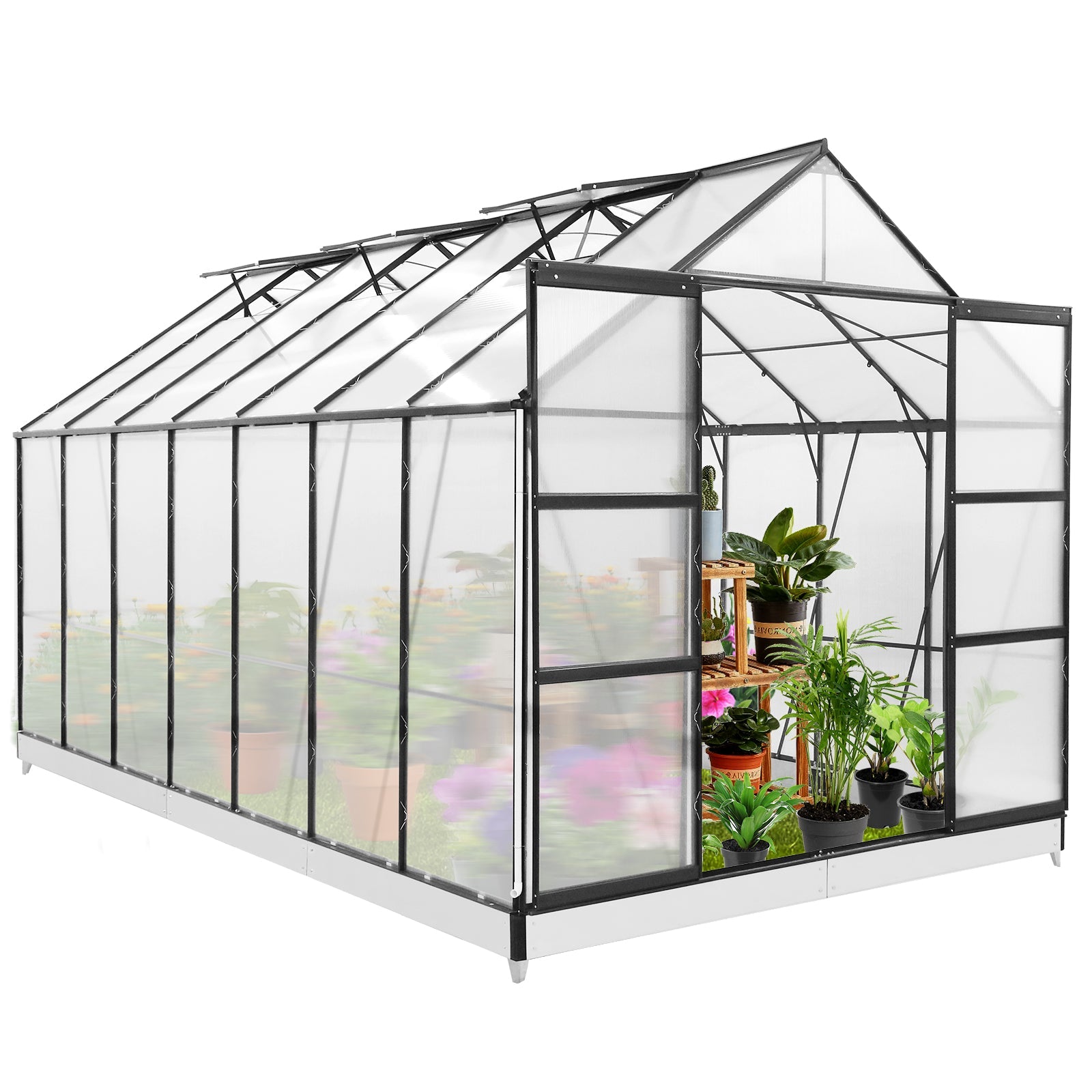 14x8x8 Outdoor Walk-in Hobby Greenhouse – Eagle Peak®