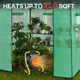 EAGLE PEAK 1500W Greenhouse Heater with Thermostat,black - Eagle Peak Custom Canopy Tent