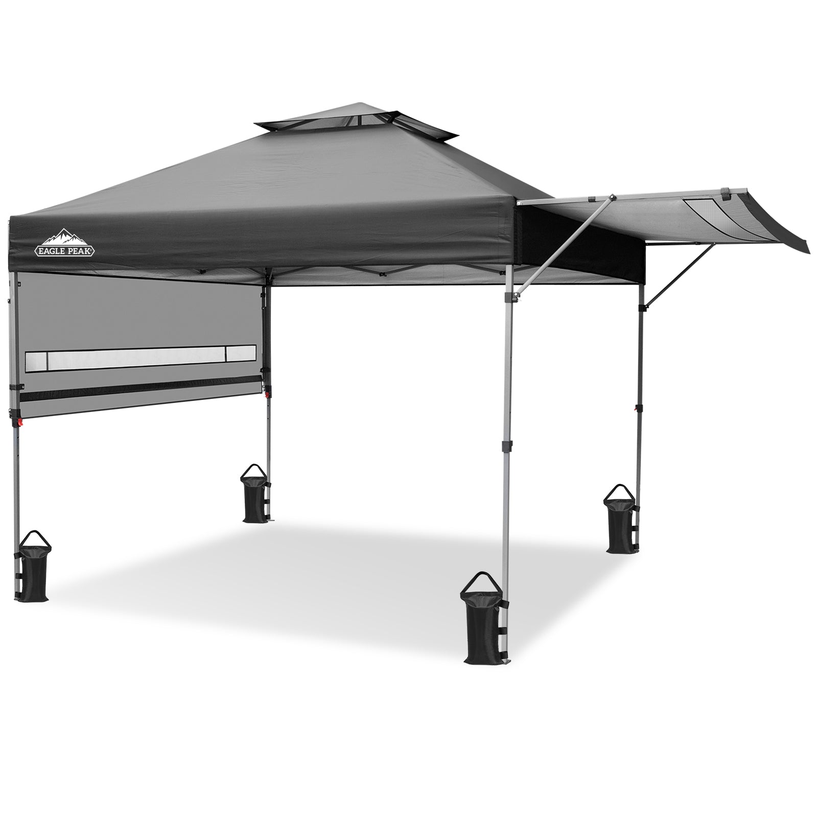 Canopy tent with awning deals