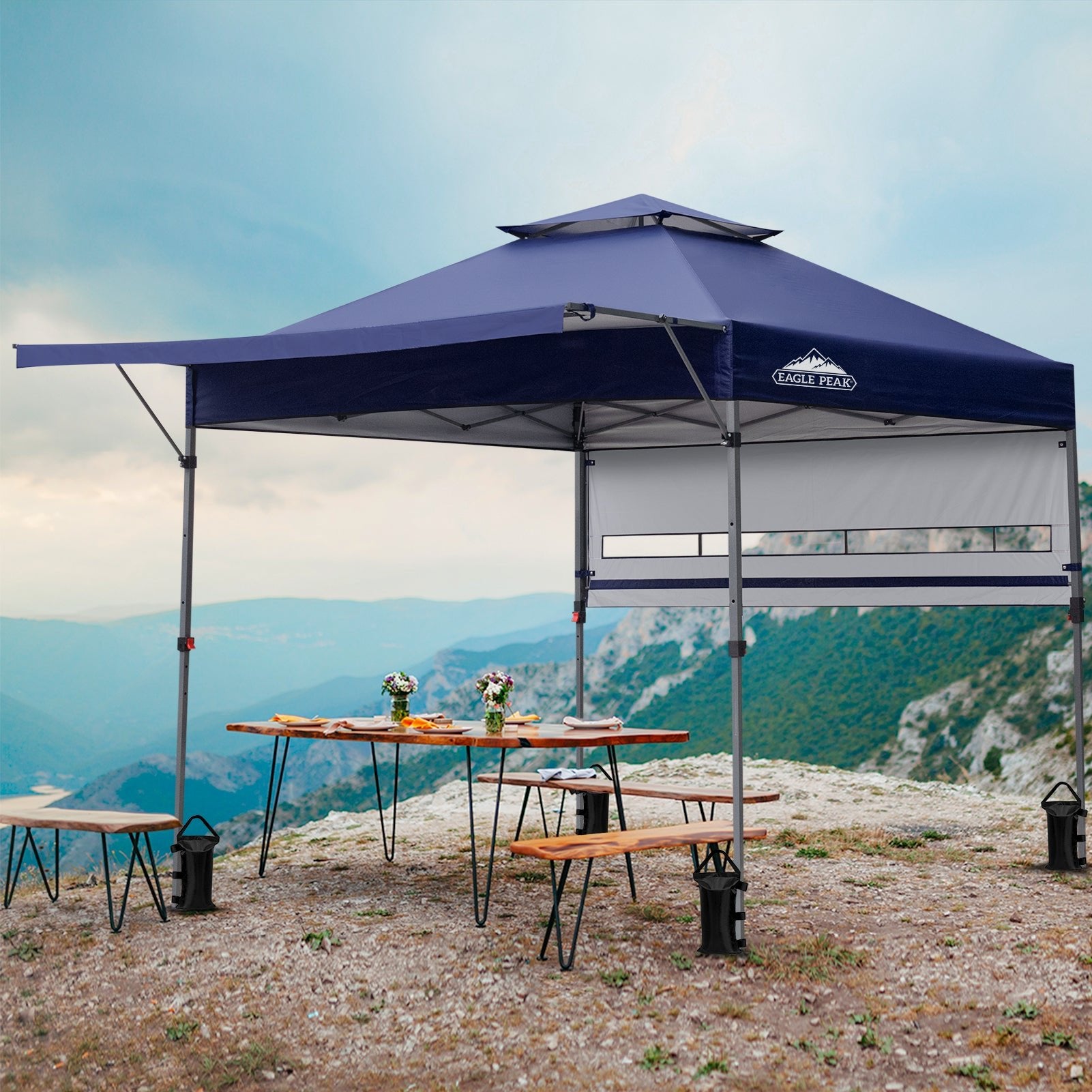 17x10 Pop up Gazebo Canopy Tent Outdoor Instant Canopy