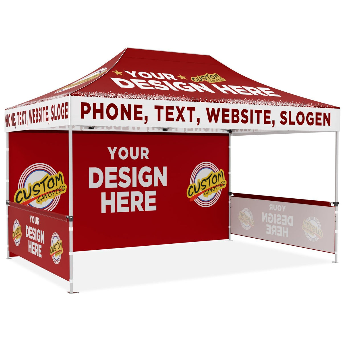 EAGLE PEAK 40mm Hex Leg Aluminum Commercial Custom Canopy Tent 10x15 - CLICK TO CONFIGURE - Package Prices Start at $999.00 - Eagle Peak
