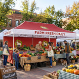 EAGLE PEAK 40mm Hex Leg Aluminum Commercial Custom Canopy Tent 10x20 - CLICK TO CONFIGURE - Package Prices Start at $1399.00 - Eagle Peak