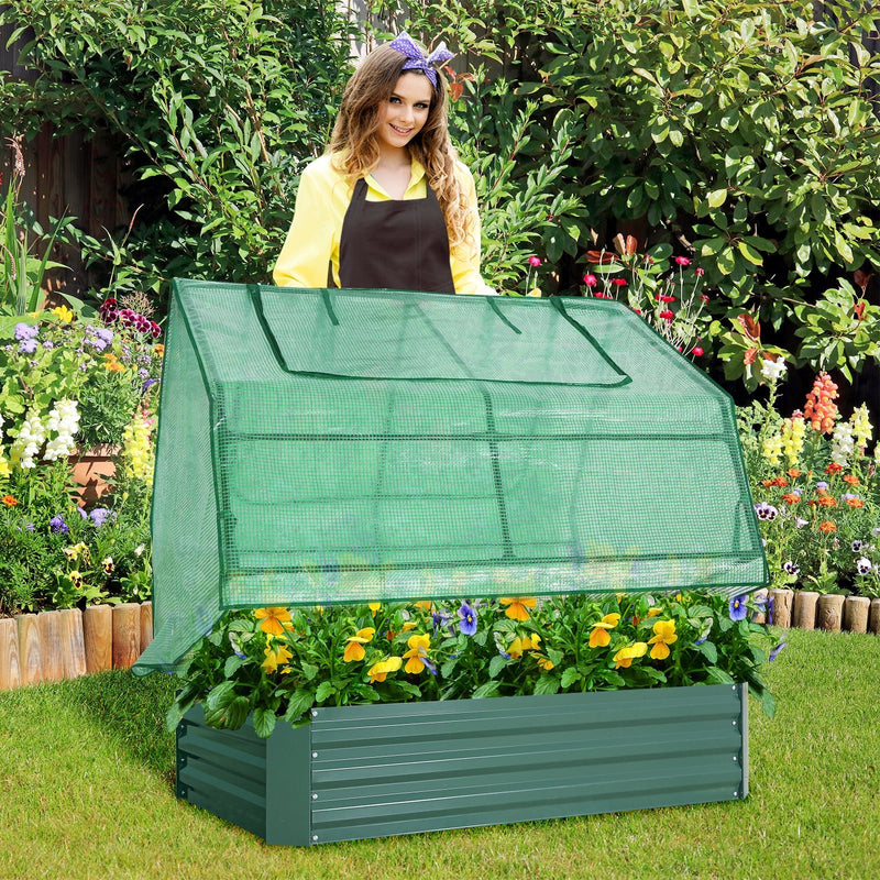 Raised Box Garden Window Building Our Raised Bed Kitchen Garden The