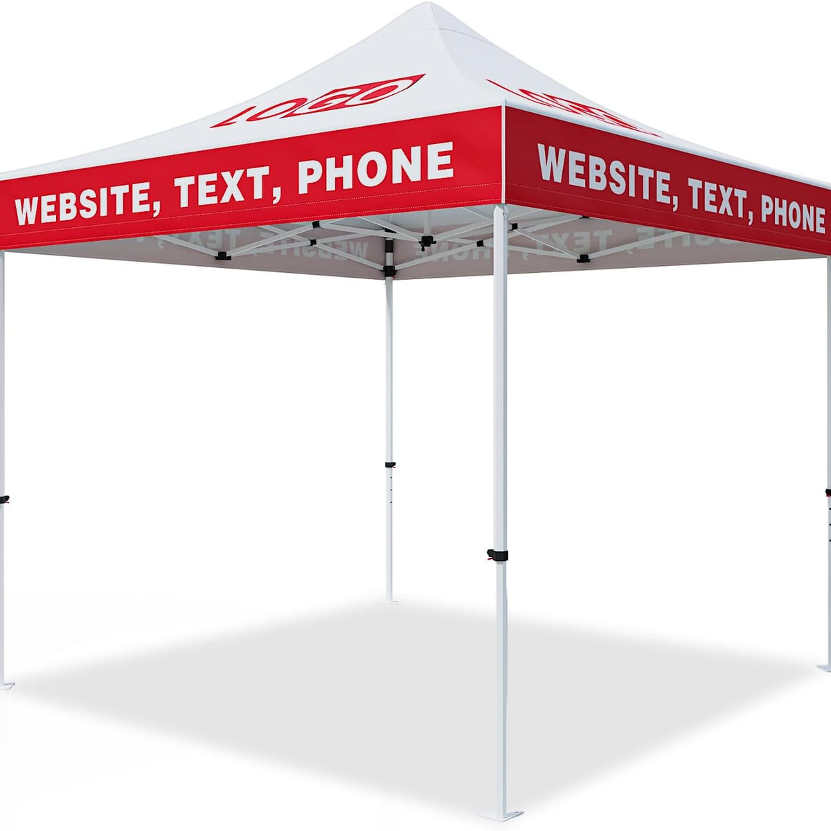 EAGLE PEAK ALX4010 40mm Aluminum Hex Leg Commercial Custom Canopy Tent ...