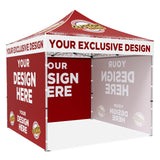EAGLE PEAK ALX4010 40mm Aluminum Hex Leg Commercial Custom Canopy Tent 10x10 - CLICK TO CONFIGURE - Package Prices Start at $789.00 - Eagle Peak