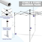 EAGLE PEAK ALX4010 40mm Aluminum Hex Leg Commercial Custom Canopy Tent 10x10 - CLICK TO CONFIGURE - Package Prices Start at $789.00 - Eagle Peak