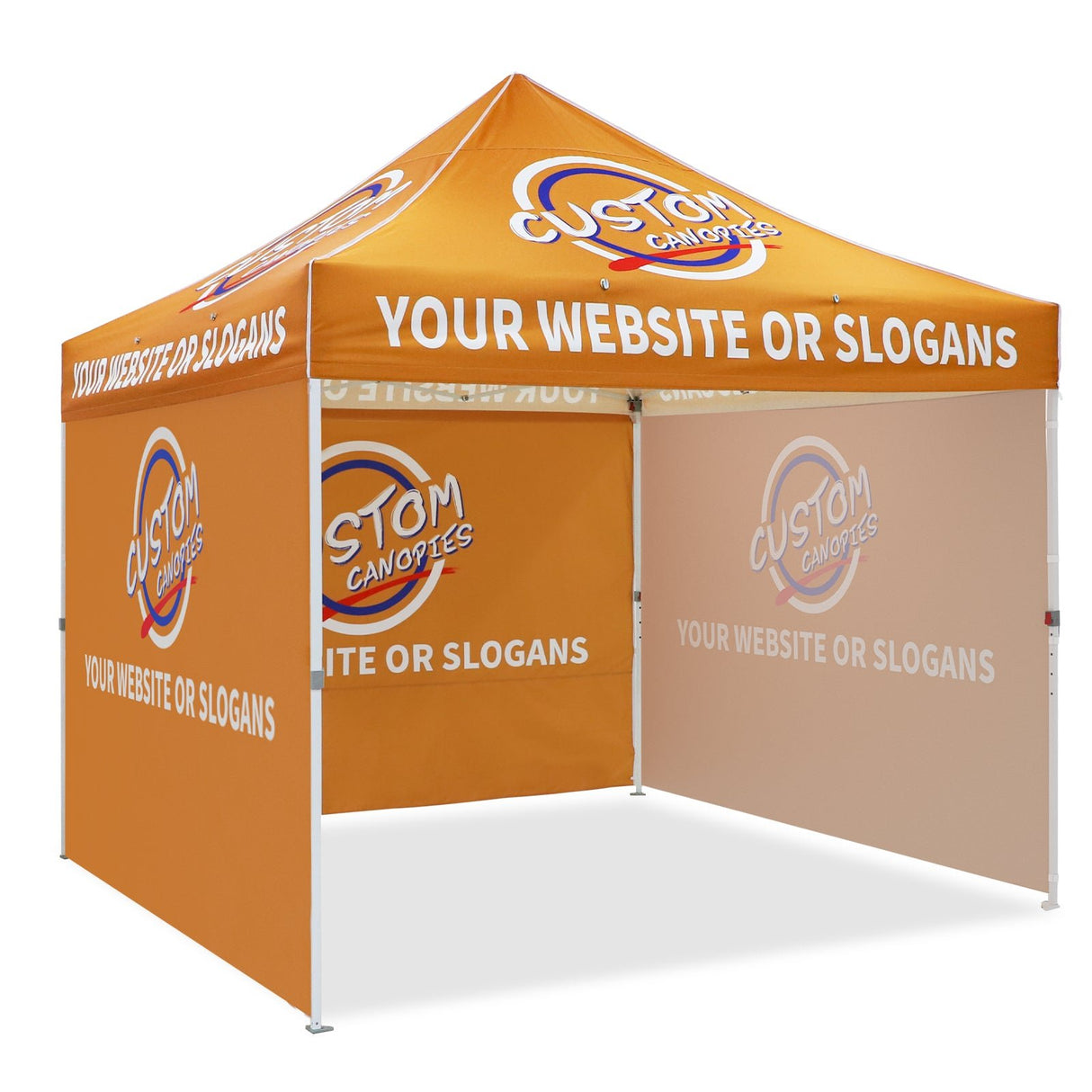 EAGLE PEAK CP100 Steel Square Leg Heavy Duty Commercial Custom Canopy Tent 10x10 - CLICK TO CONFIGURE - Package Prices Start at $599.00 - Eagle Peak Custom Canopy Tent