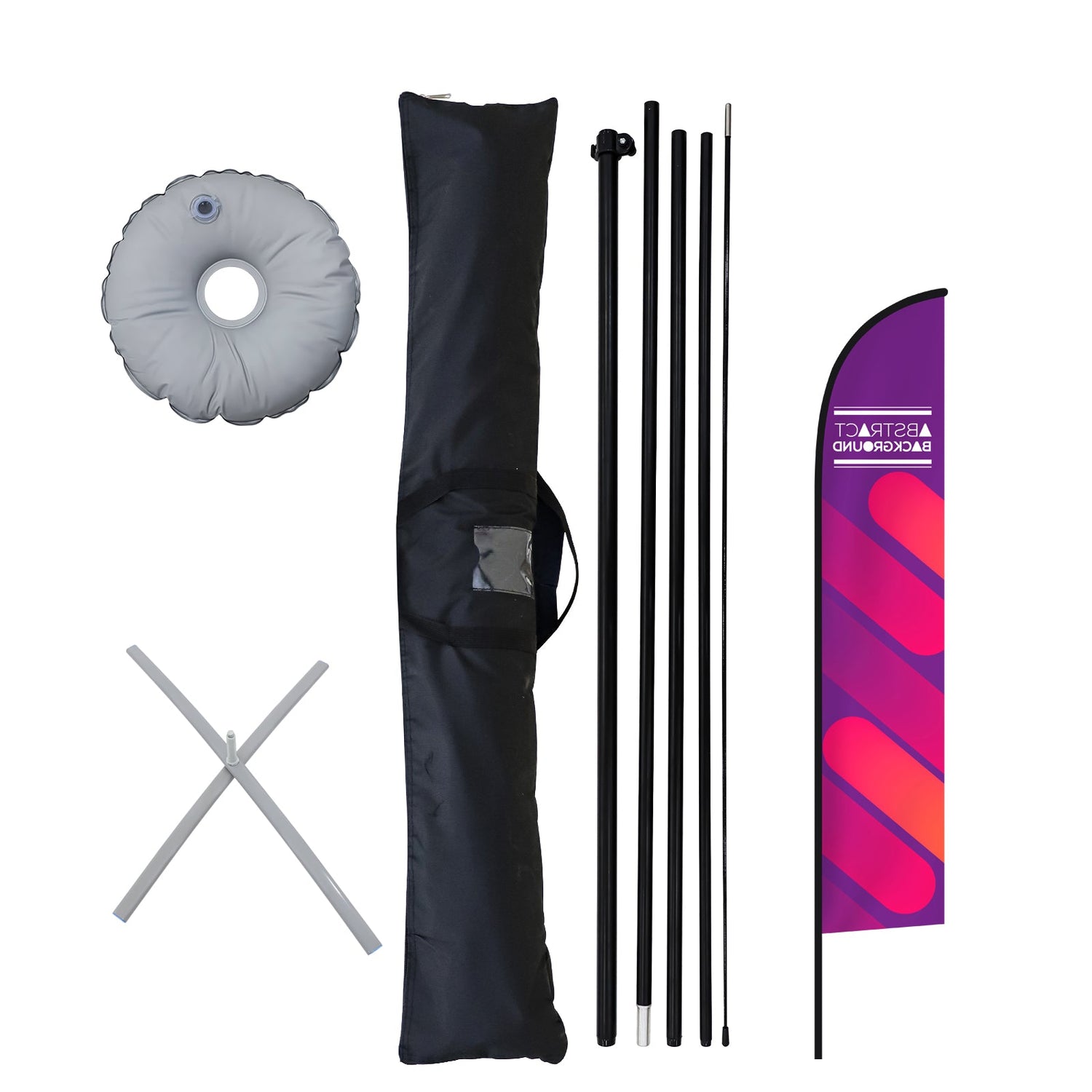 Eagle Peak Custom Printed Feather Flags with Your Logo and Design Personalized Advertising Flags for Marketing with Folding Cross Base Weight Bag Carry Bag 11 2x2 0 ft copy