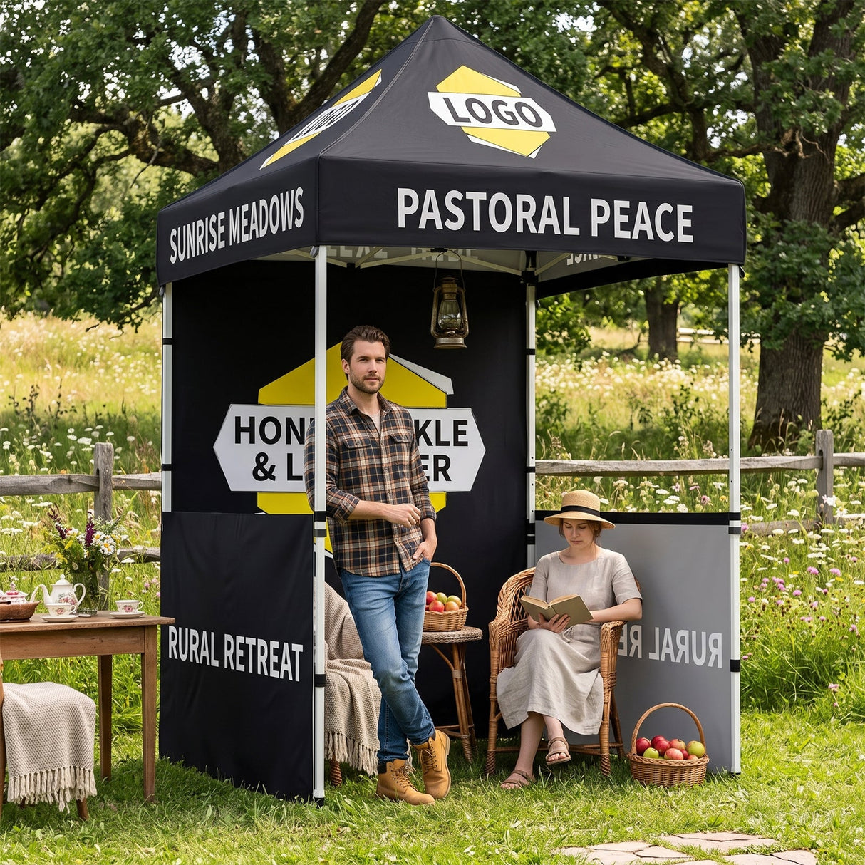 EAGLE PEAK E25 Custom Printed Canopy Tent 5x5 - CLICK TO CONFIGURE - Package Prices Start at $349.00 - Eagle Peak®
