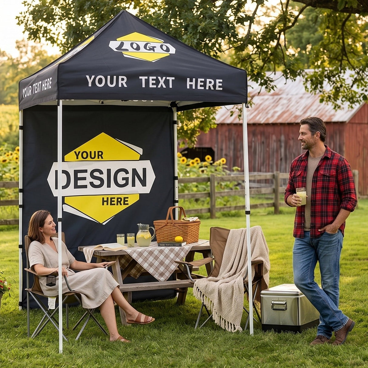 EAGLE PEAK E25 Custom Printed Canopy Tent 5x5 - CLICK TO CONFIGURE - Package Prices Start at $349.00 - Eagle Peak®