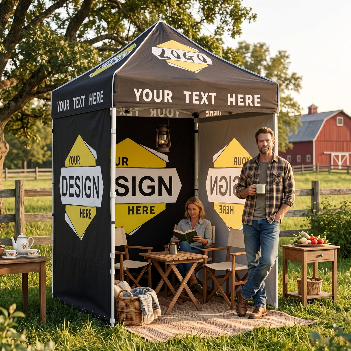 EAGLE PEAK E25 Custom Printed Canopy Tent 5x5 - CLICK TO CONFIGURE - Package Prices Start at $349.00 - Eagle Peak®