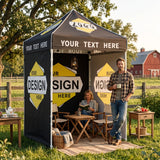 EAGLE PEAK E25 Custom Printed Canopy Tent 5x5 - CLICK TO CONFIGURE - Package Prices Start at $349.00 - Eagle Peak®