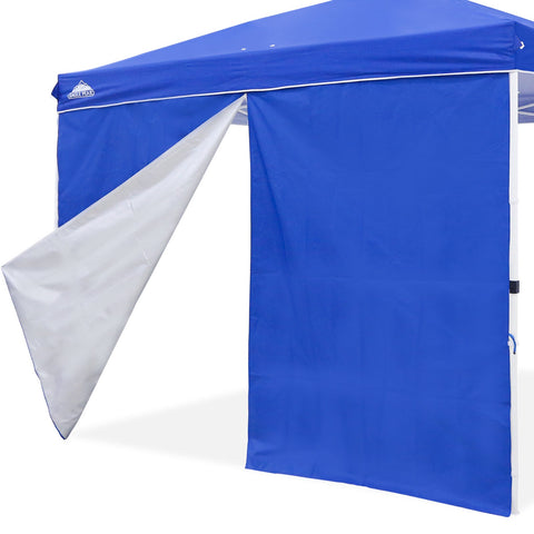 Entry Wall Panel with Zipper for 10x10 Straight Leg Canopy only, 1 Sid ...