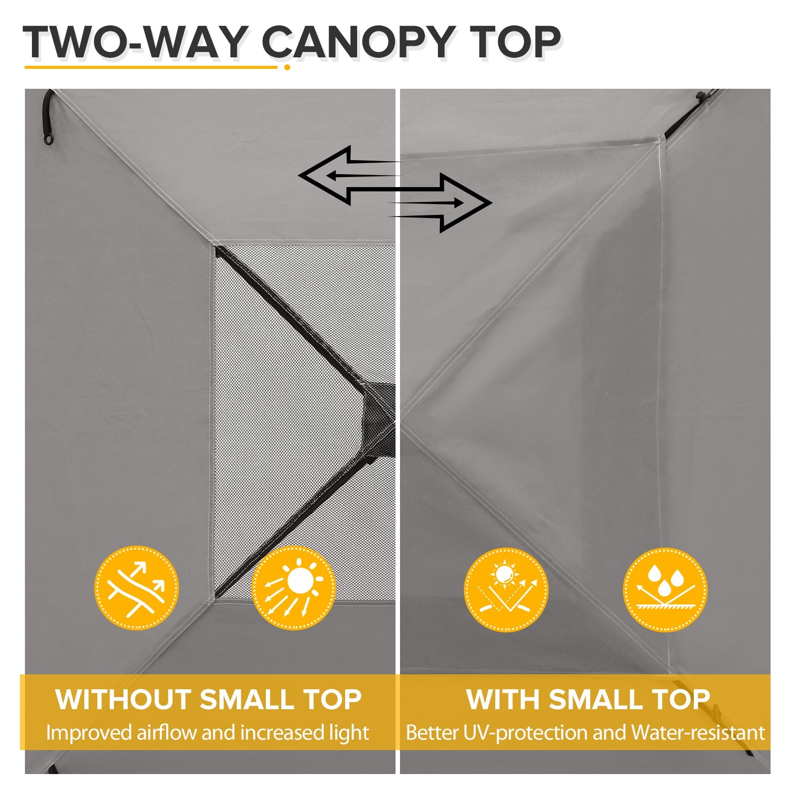 Flex Ultra Compact 4x4 Pop-up Canopy Tent with Vented Top – Eagle
