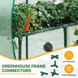 EAGLE PEAK Pack of 16pcs 4 Types Greenhouse Frame Connectors 0.63 in, PVC Pipe Joint for Flower Stands Gardening Frame Construction - Eagle Peak Canopy and Outdoor Products