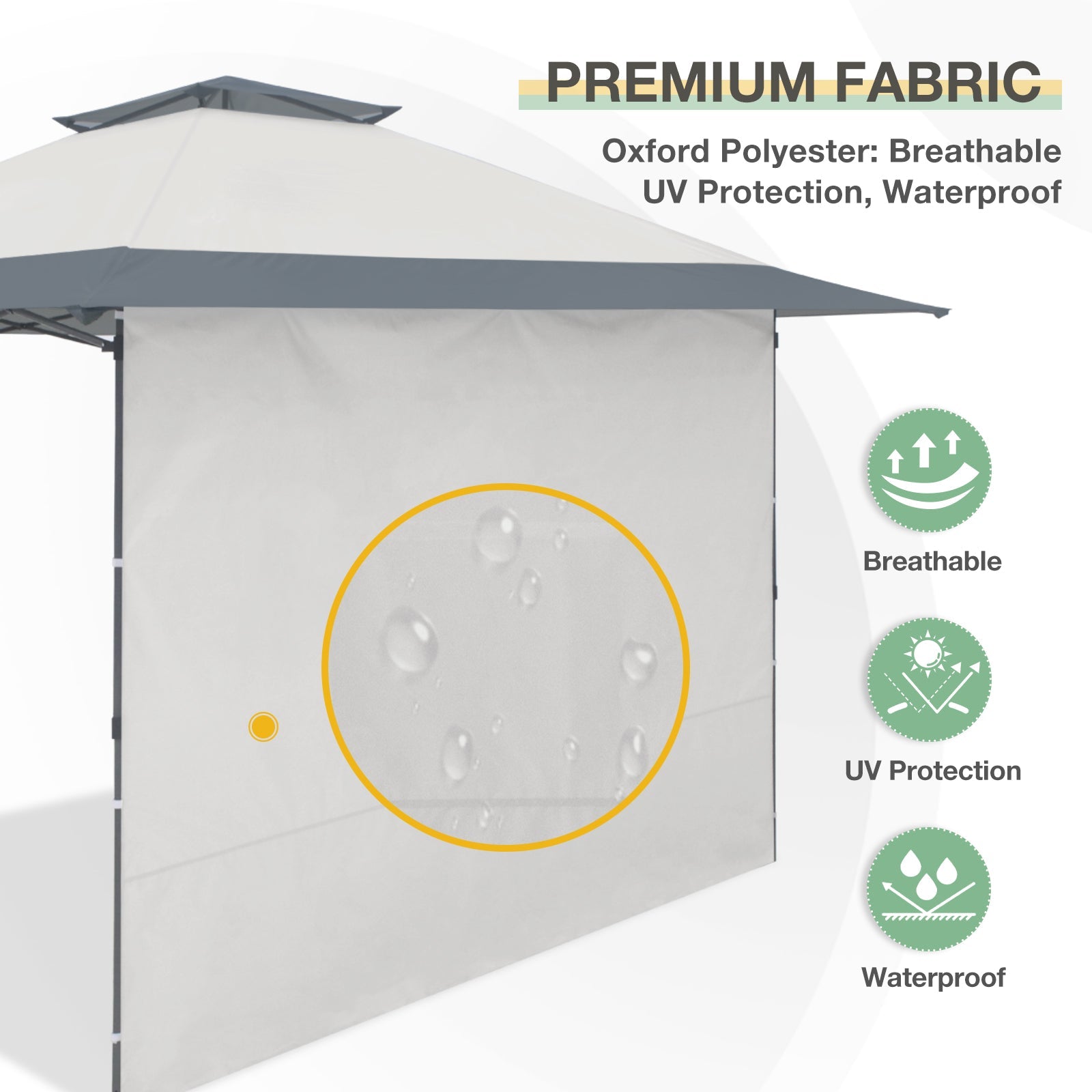 Sunwall / Sidewall for 13x13 ft Straight Leg Canopy – Eagle