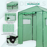 Easy Fast Setup Instant 6x4 Walk - in Indoor/Outdoor Greenhouse - Eagle Peak