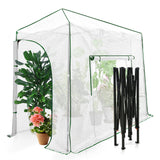 Easy Setup 10x5 Portable Lean to Pop Up Greenhouse - Eagle Peak Custom Canopy Tent