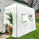 Easy Setup 10x5 Portable Lean to Pop Up Greenhouse - Eagle Peak Custom Canopy Tent