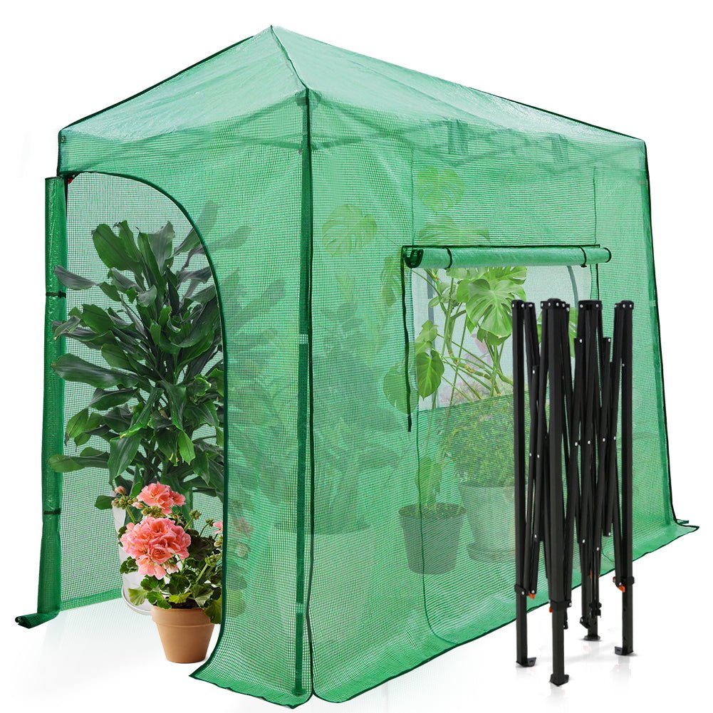 Easy Setup 10x5 Portable Lean to Pop Up Greenhouse - Eagle Peak
