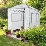 Easy Setup 8x6 Instant Pop Up Greenhouse - Eagle Peak Custom Canopy Tent