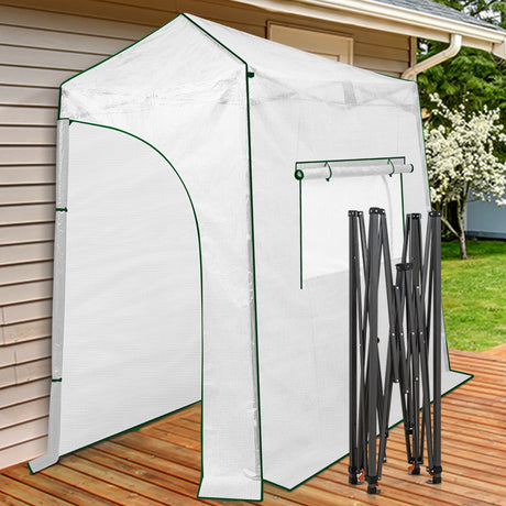 Easy Setup Instant 9x4 Pop Up Greenhouse - Eagle Peak Custom Canopy Tent